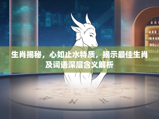 生肖揭秘，心如止水特质，揭示最佳生肖及词语深层含义解析