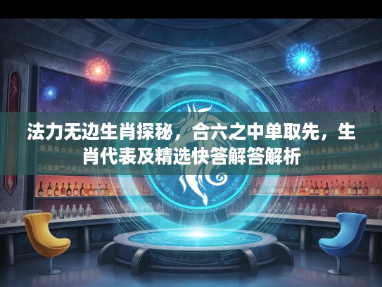 法力无边生肖探秘，合六之中单取先，生肖代表及精选快答解答解析