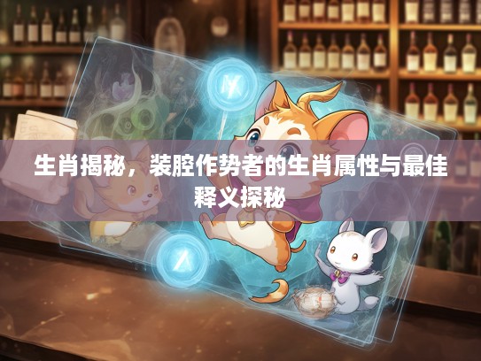 生肖揭秘，装腔作势者的生肖属性与最佳释义探秘