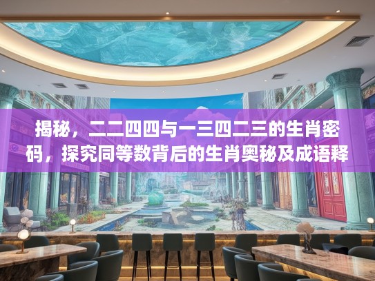 揭秘，二二四四与一三四二三的生肖密码，探究同等数背后的生肖奥秘及成语释义