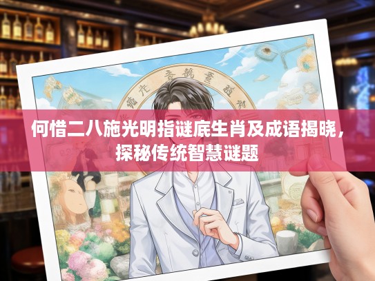 何惜二八施光明指谜底生肖及成语揭晓，探秘传统智慧谜题