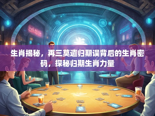 生肖揭秘，再三莫遣归期误背后的生肖密码，探秘归期生肖力量