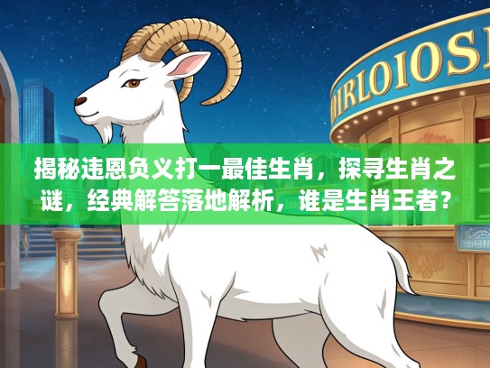 揭秘违恩负义打一最佳生肖，探寻生肖之谜，经典解答落地解析，谁是生肖王者？