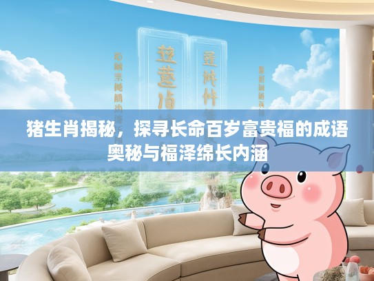 猪生肖揭秘，探寻长命百岁富贵福的成语奥秘与福泽绵长内涵
