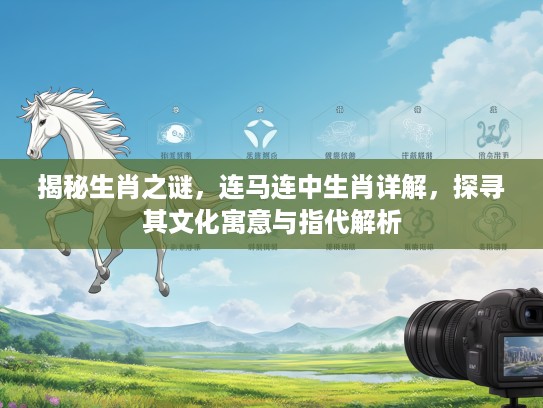 揭秘生肖之谜，连马连中生肖详解，探寻其文化寓意与指代解析