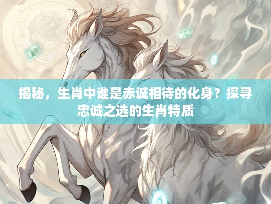 揭秘，生肖中谁是赤诚相待的化身？探寻忠诚之选的生肖特质