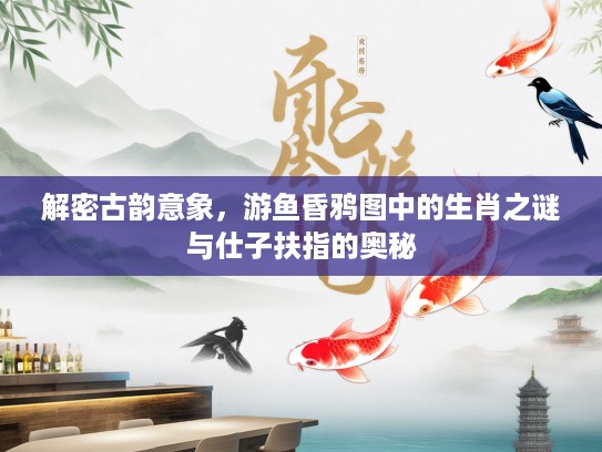 解密古韵意象，游鱼昏鸦图中的生肖之谜与仕子扶指的奥秘