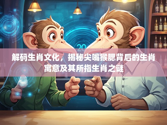 解码生肖文化，揭秘尖嘴猴腮背后的生肖寓意及其所指生肖之谜
