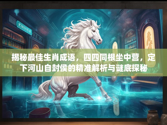 揭秘最佳生肖成语，四四同根坐中营，定下河山自封侯的精准解析与谜底探秘