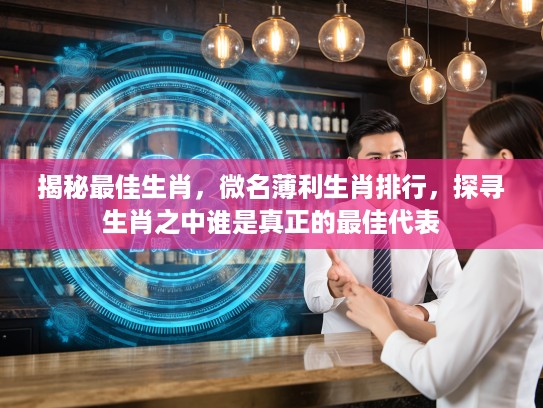 揭秘最佳生肖，微名薄利生肖排行，探寻生肖之中谁是真正的最佳代表