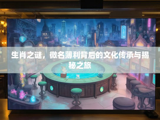 生肖之谜，微名薄利背后的文化传承与揭秘之旅