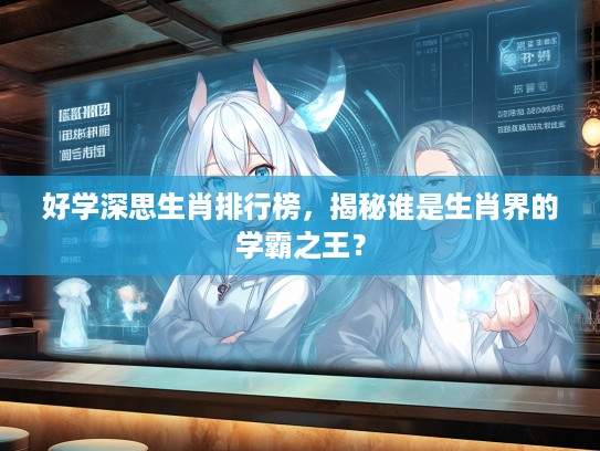 好学深思生肖排行榜，揭秘谁是生肖界的学霸之王？