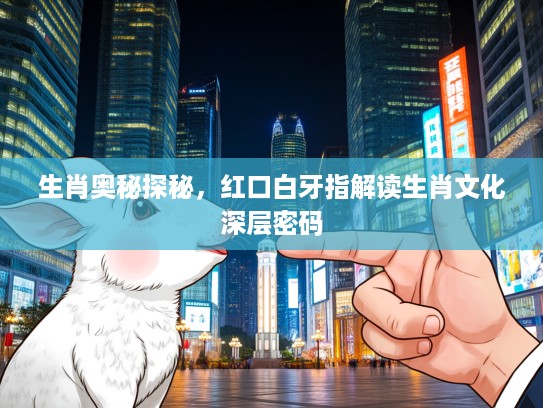 生肖奥秘探秘，红口白牙指解读生肖文化深层密码