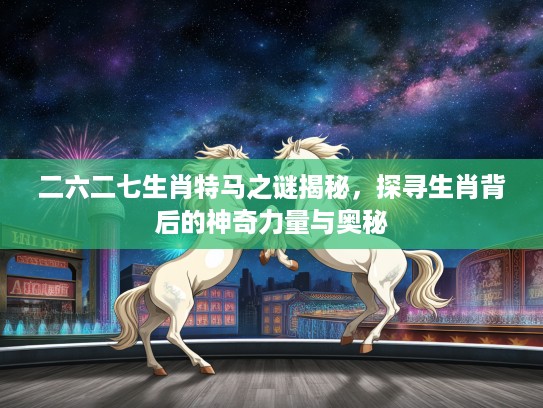 二六二七生肖特马之谜揭秘，探寻生肖背后的神奇力量与奥秘