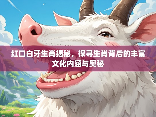 红口白牙生肖揭秘，探寻生肖背后的丰富文化内涵与奥秘