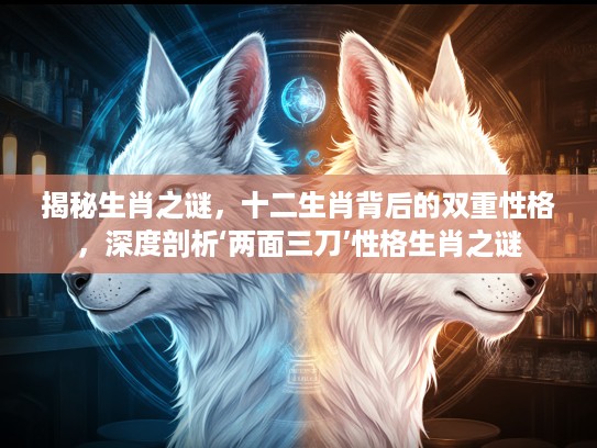 揭秘生肖之谜，十二生肖背后的双重性格，深度剖析‘两面三刀’性格生肖之谜