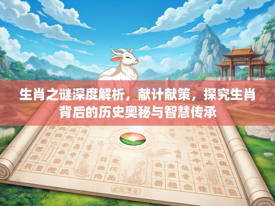 生肖之谜深度解析，献计献策，探究生肖背后的历史奥秘与智慧传承
