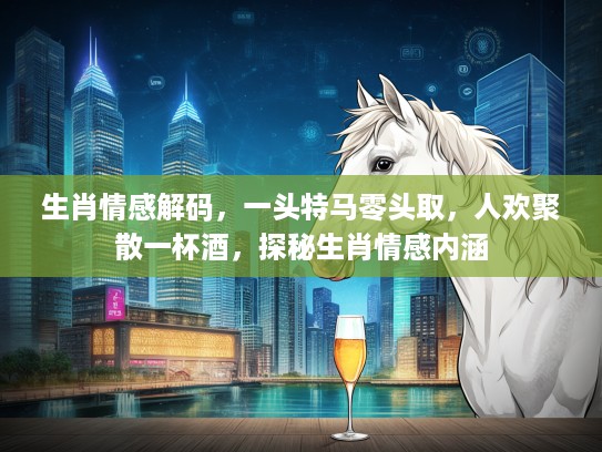 生肖情感解码，一头特马零头取，人欢聚散一杯酒，探秘生肖情感内涵