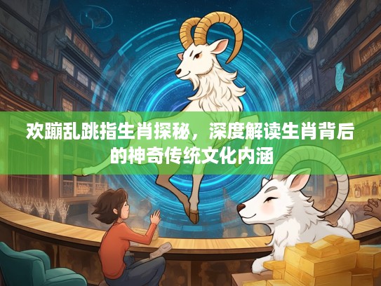 欢蹦乱跳指生肖探秘，深度解读生肖背后的神奇传统文化内涵