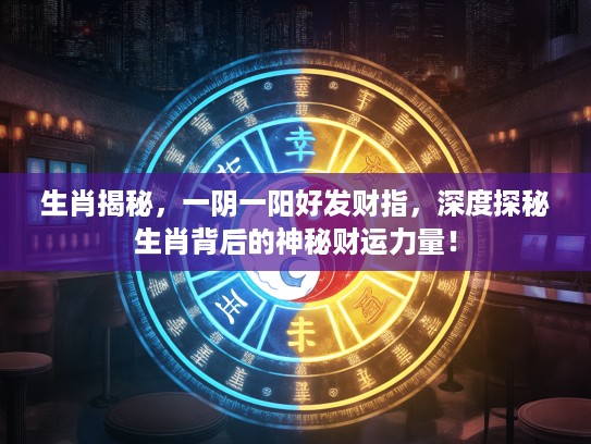 生肖揭秘，一阴一阳好发财指，深度探秘生肖背后的神秘财运力量！