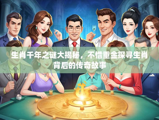 生肖千年之谜大揭秘，不惜重金探寻生肖背后的传奇故事