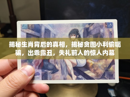 揭秘生肖背后的真相，揭秘贪图小利偷呃骗，出乖露丑，失礼前人的惊人内幕
