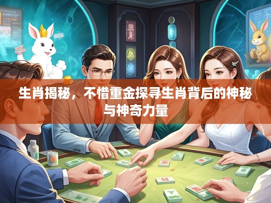 生肖揭秘，不惜重金探寻生肖背后的神秘与神奇力量