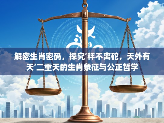解密生肖密码，探究‘秤不离砣，天外有天’二重天的生肖象征与公正哲学