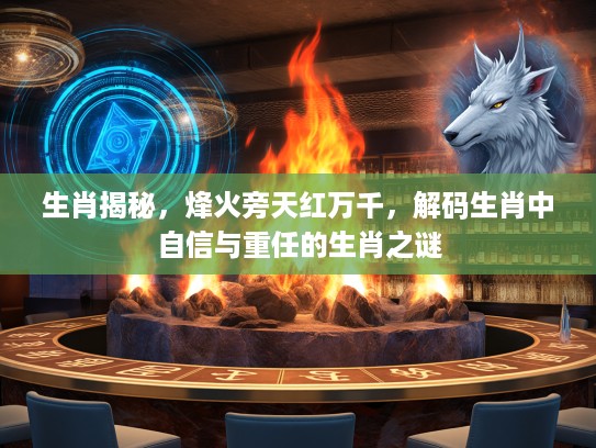 生肖揭秘，烽火旁天红万千，解码生肖中自信与重任的生肖之谜
