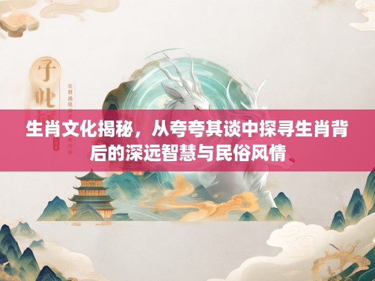 生肖文化揭秘，从夸夸其谈中探寻生肖背后的深远智慧与民俗风情