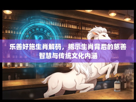 乐善好施生肖解码，揭示生肖背后的慈善智慧与传统文化内涵