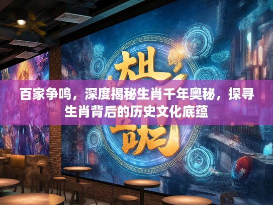 百家争鸣，深度揭秘生肖千年奥秘，探寻生肖背后的历史文化底蕴