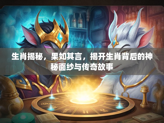 生肖揭秘，果如其言，揭开生肖背后的神秘面纱与传奇故事
