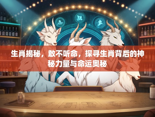 生肖揭秘，敢不听命，探寻生肖背后的神秘力量与命运奥秘