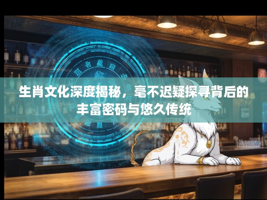 生肖文化深度揭秘，毫不迟疑探寻背后的丰富密码与悠久传统