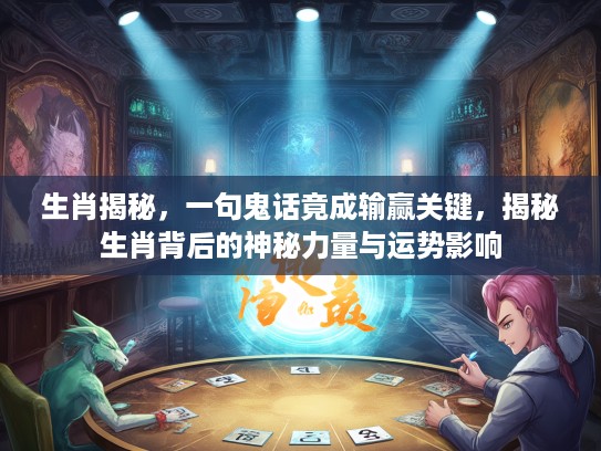 生肖揭秘，一句鬼话竟成输赢关键，揭秘生肖背后的神秘力量与运势影响
