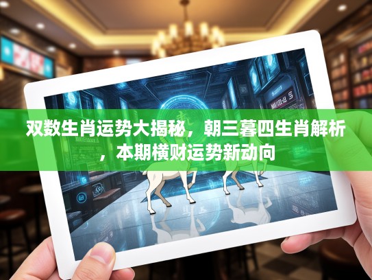 双数生肖运势大揭秘，朝三暮四生肖解析，本期横财运势新动向