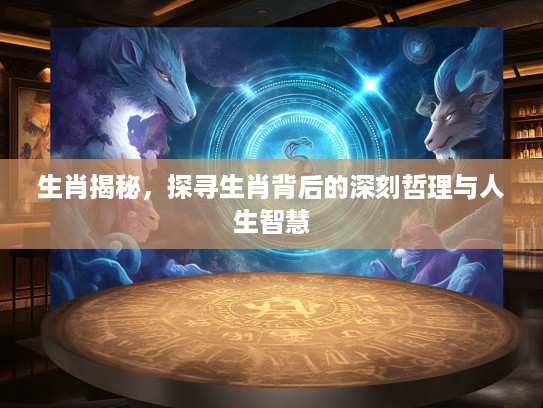 生肖揭秘，探寻生肖背后的深刻哲理与人生智慧