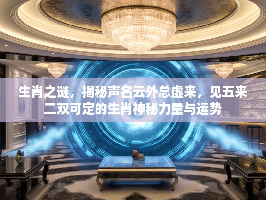 生肖之谜，揭秘声名云外总虚来，见五来二双可定的生肖神秘力量与运势