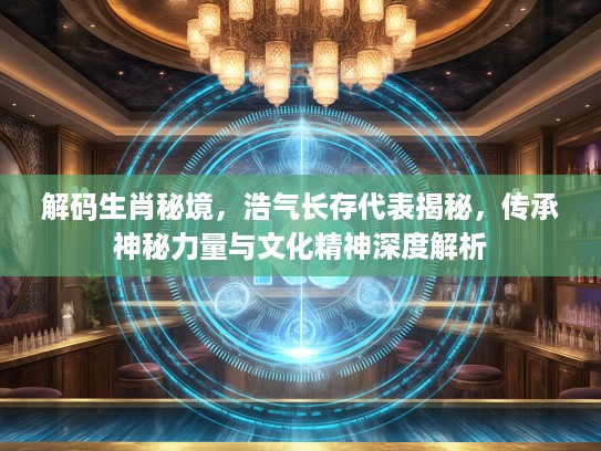 解码生肖秘境，浩气长存代表揭秘，传承神秘力量与文化精神深度解析
