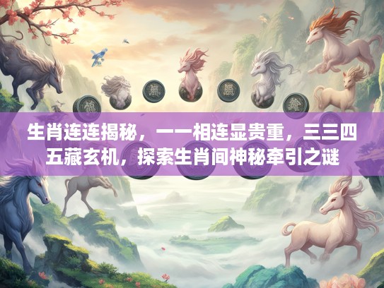 生肖连连揭秘，一一相连显贵重，三三四五藏玄机，探索生肖间神秘牵引之谜