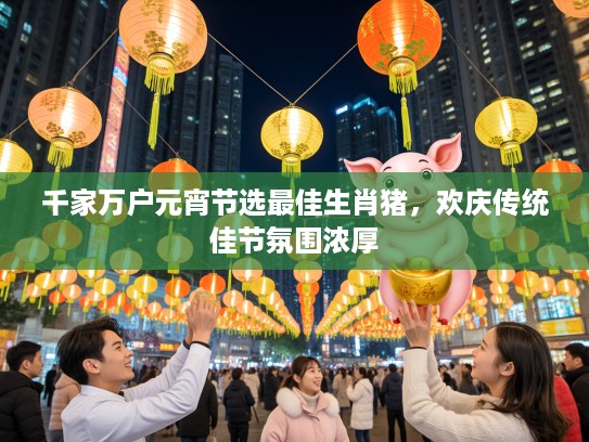 千家万户元宵节选最佳生肖猪，欢庆传统佳节氛围浓厚