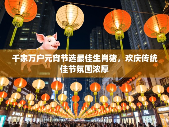 千家万户元宵节选最佳生肖猪，欢庆传统佳节氛围浓厚