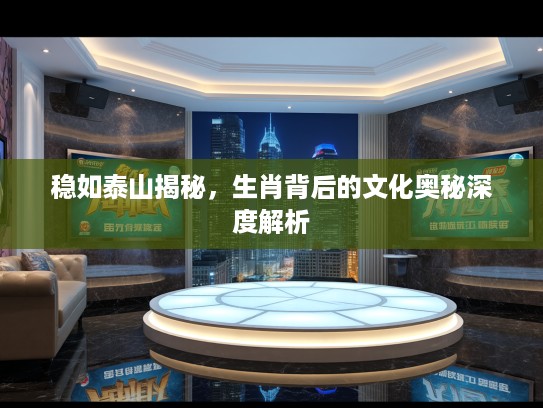 稳如泰山揭秘，生肖背后的文化奥秘深度解析