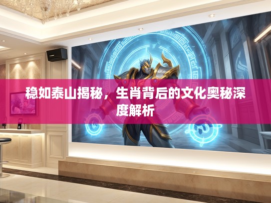 稳如泰山揭秘，生肖背后的文化奥秘深度解析