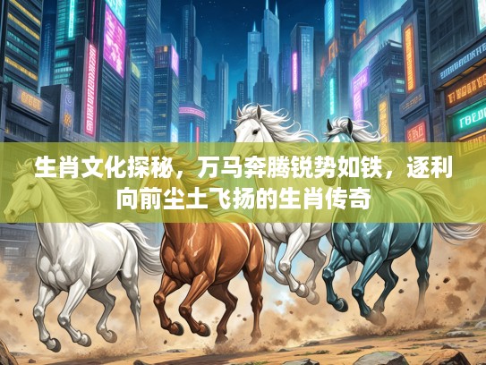 生肖文化探秘，万马奔腾锐势如铁，逐利向前尘土飞扬的生肖传奇
