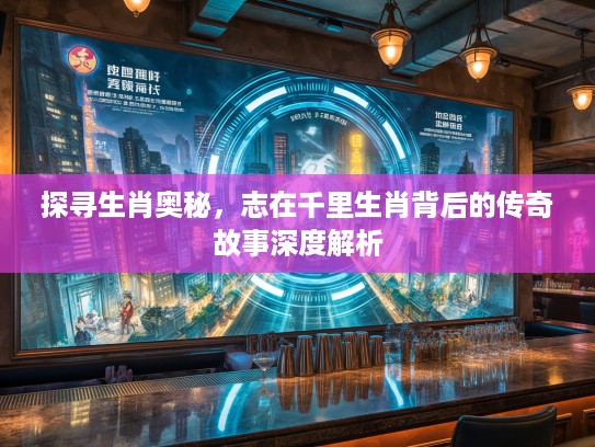 探寻生肖奥秘，志在千里生肖背后的传奇故事深度解析