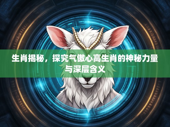 生肖揭秘，探究气傲心高生肖的神秘力量与深层含义