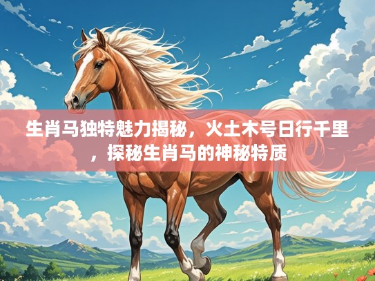 生肖马独特魅力揭秘，火土木号日行千里，探秘生肖马的神秘特质