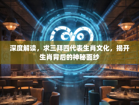 深度解读，求三拜四代表生肖文化，揭开生肖背后的神秘面纱
